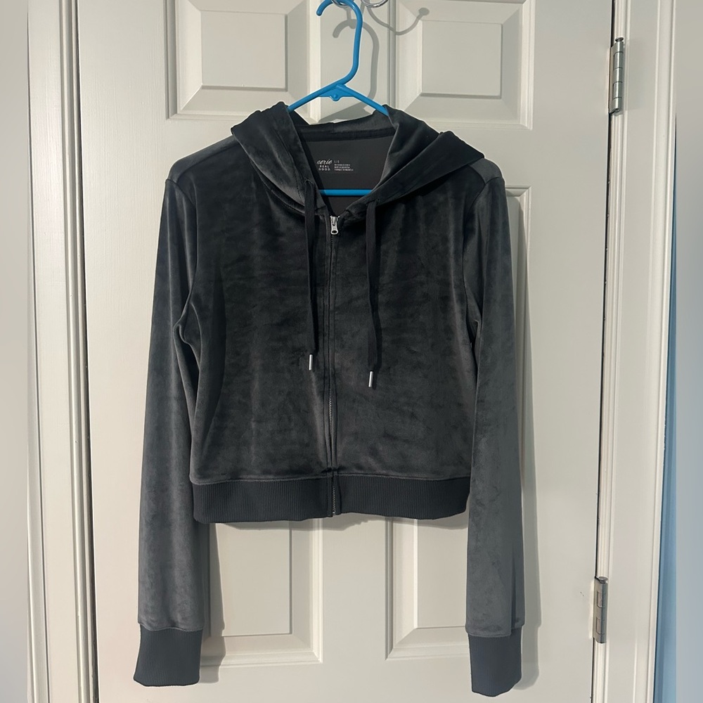 Aerie velour jacket